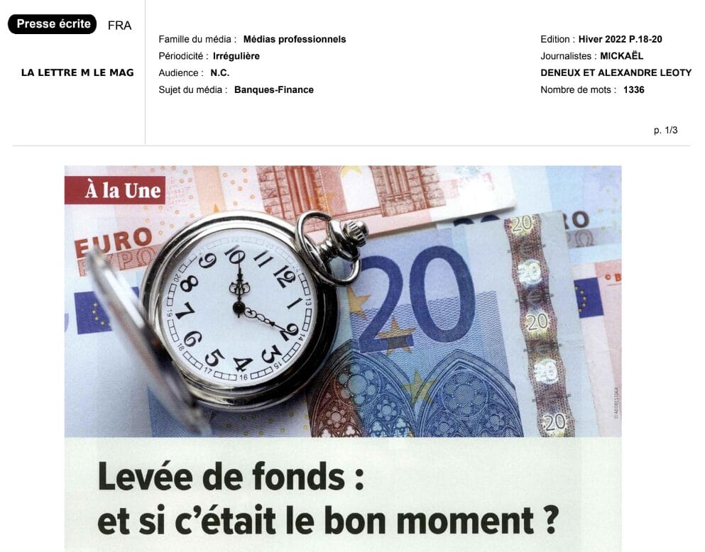 2022-11-30 - LA LETTRE M LE MAG