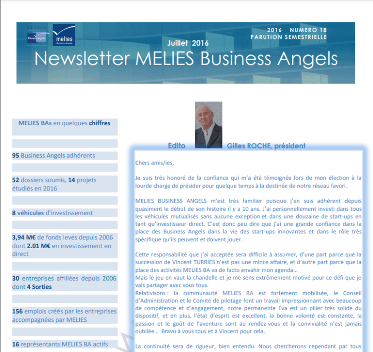 newsletter juillet 2016 MELIES