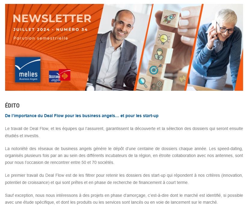 newsletter juillet 2024 MELIES