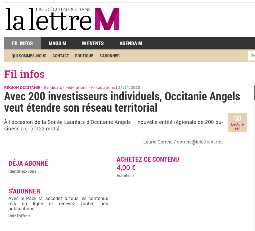 Avec 200 investisseurs individuels, Occitanie Angels veut étendre son réseau territorial